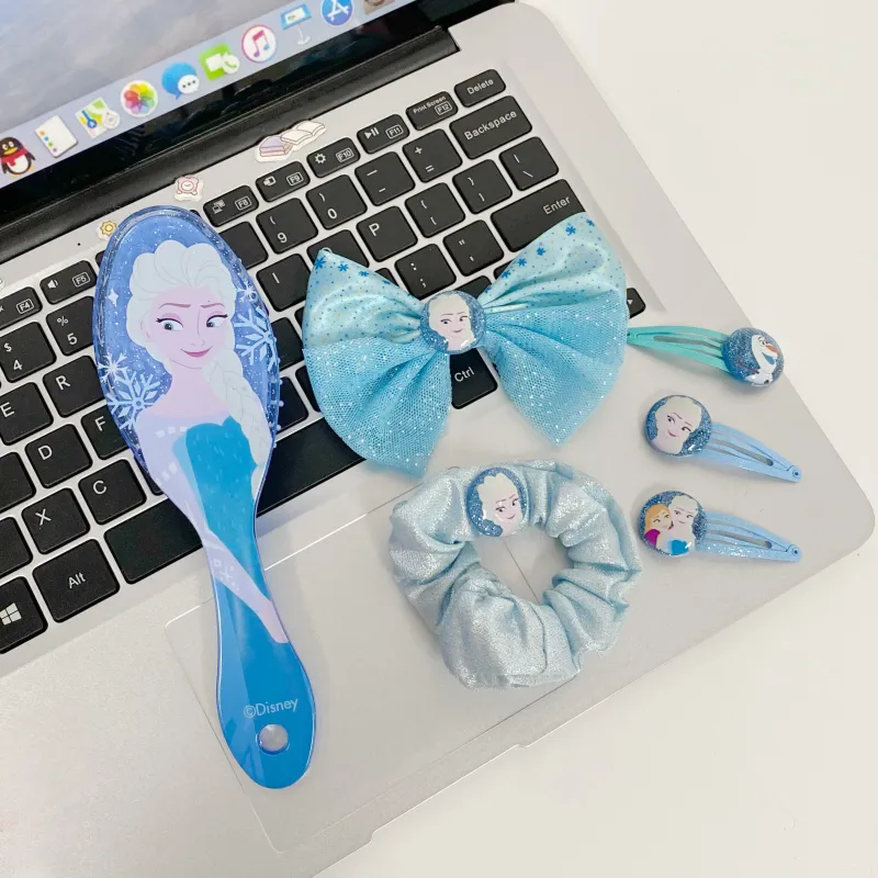Disney Frozen Series Polyester Hair Clips Women's Blue-6