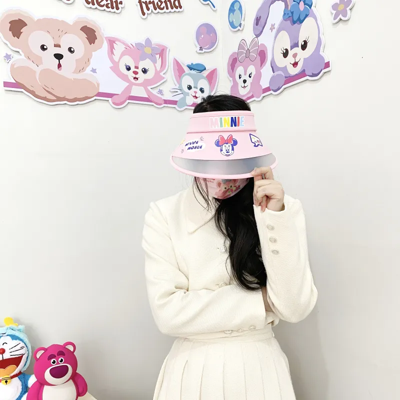 Disney Minnie Series Polyamide Sun Protection Hats Unisex-2