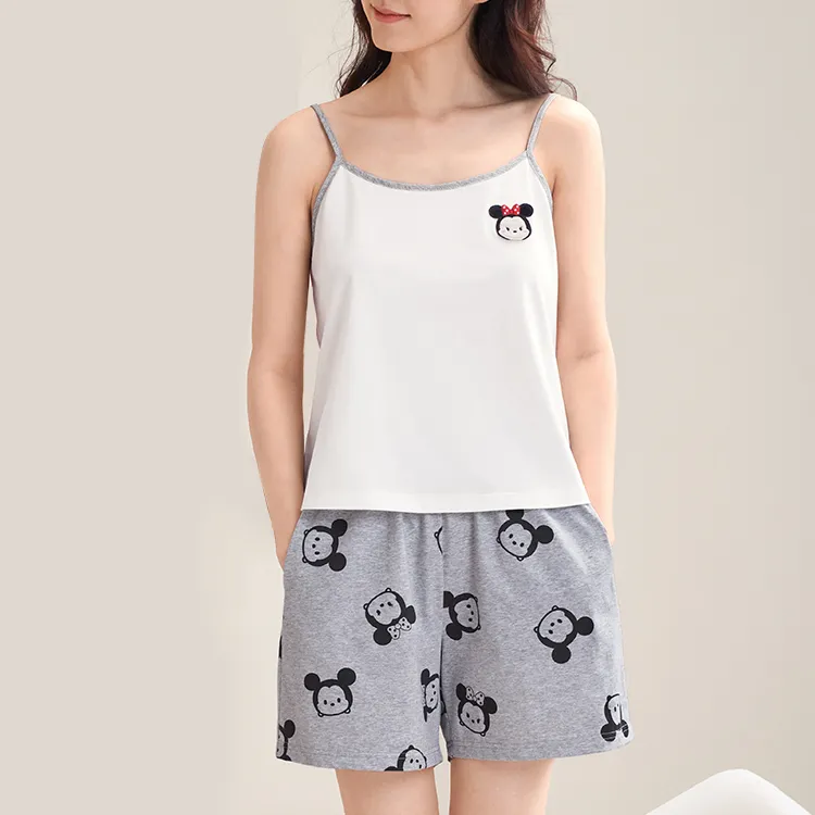 JINGYUN x Disney Pajama Set Women's Black-6