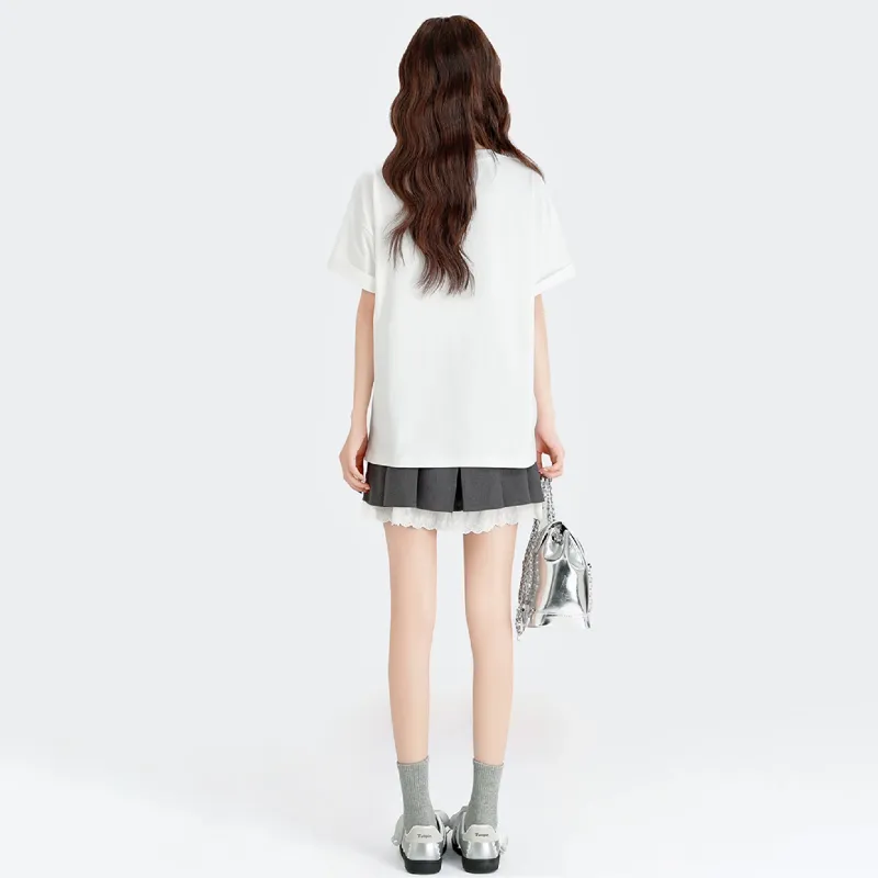KIRHNE T Shirts Unisex White-2
