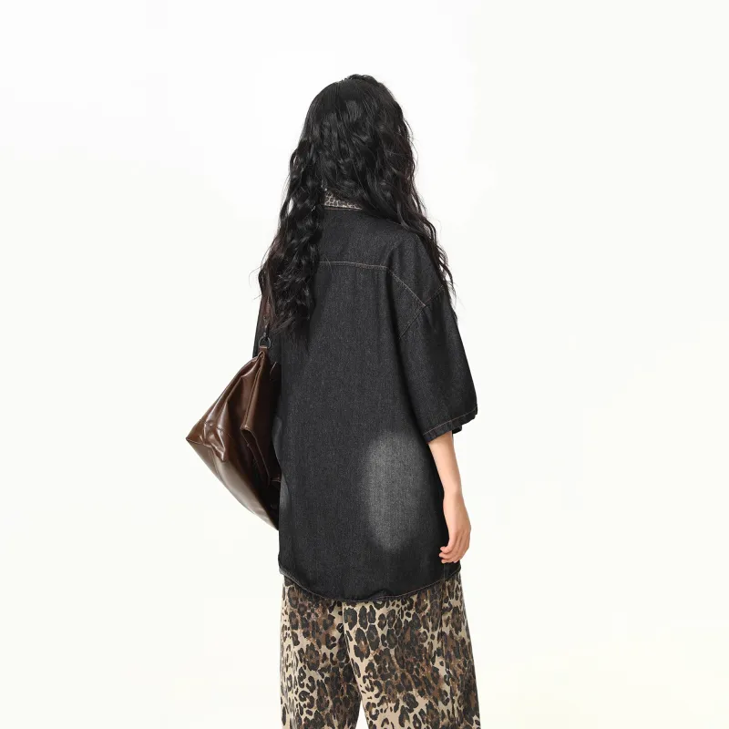 KIRHNE Shirts Unisex Black-3