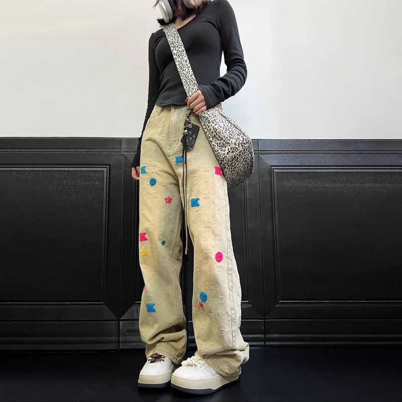 WELTER EXPERIMENT Jeans Unisex Yellow Mud Tone-2