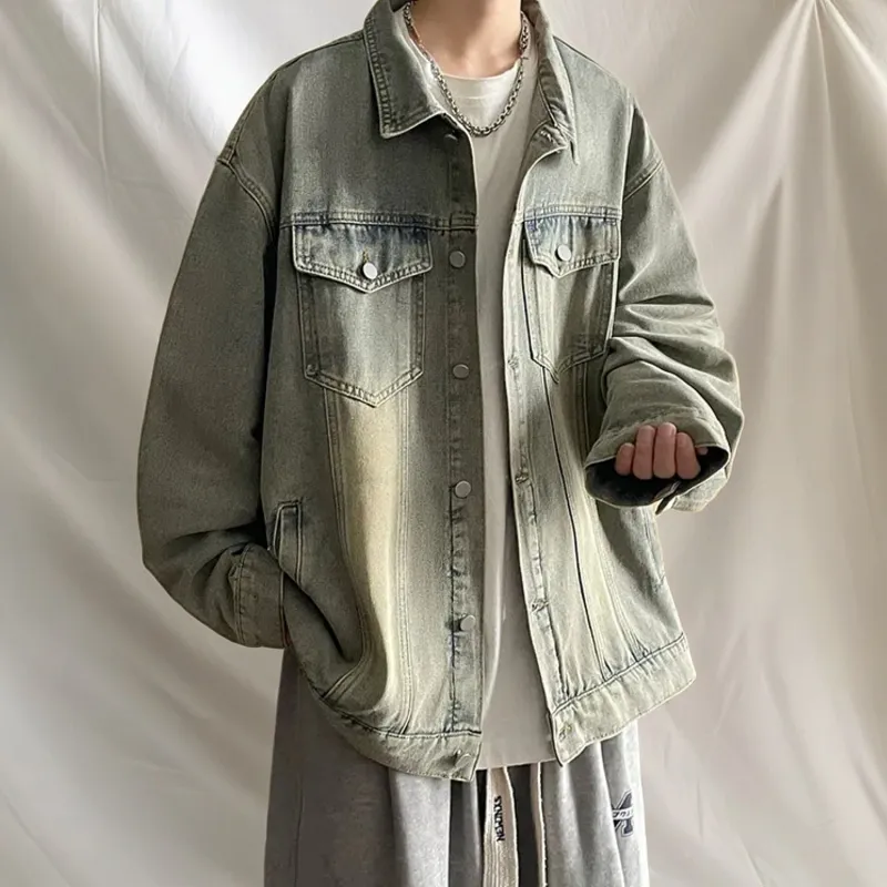 KIRHNE Denim Jacket Unisex Black-2