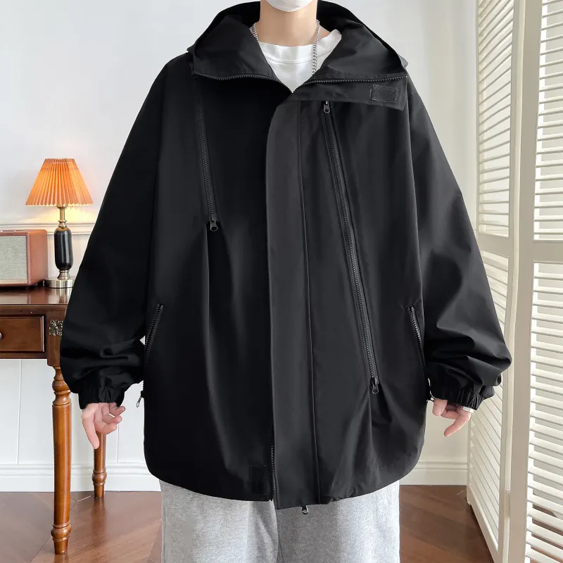 KIRHNE Jackets Coats Unisex Black-1