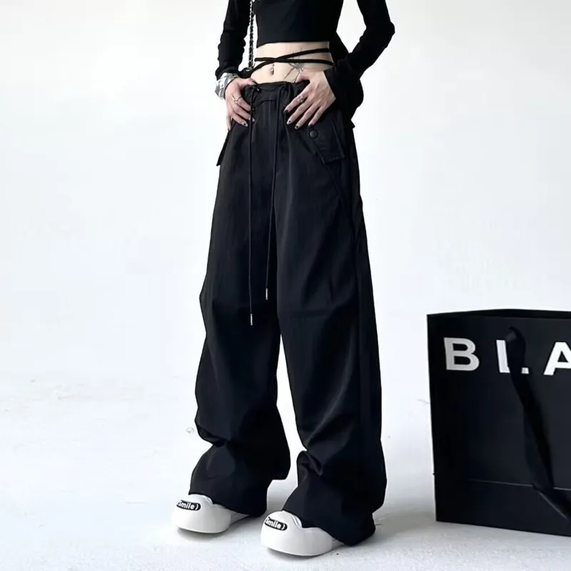 KIRHNE Casual Pants Unisex Light Gray-2