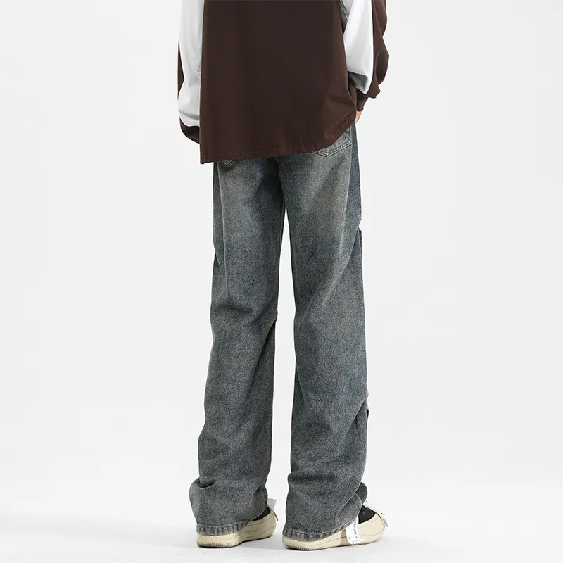 PAINT STAIN Jeans Unisex Dark Purple-7