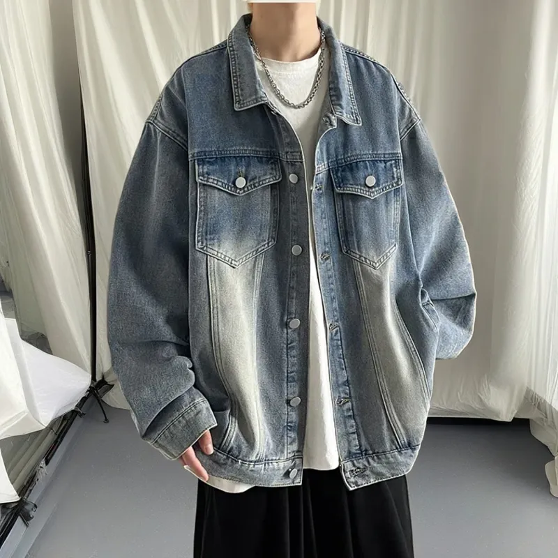 KIRHNE Denim Jacket Unisex Black-6
