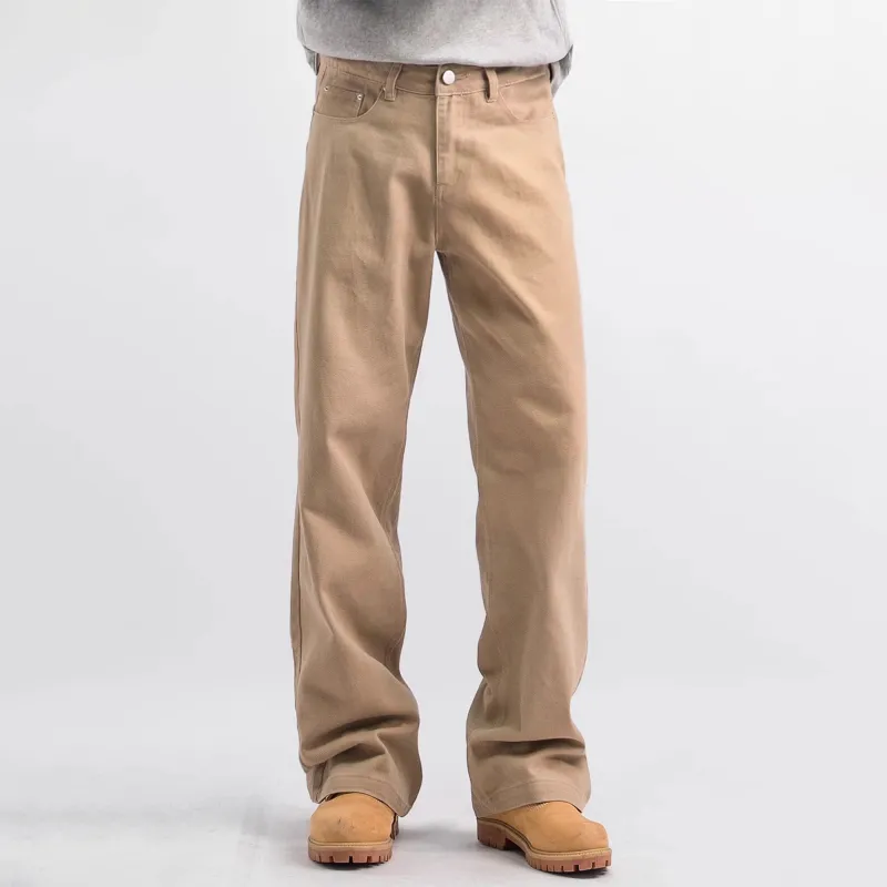 WELTER EXPERIMENT Fashion Casual Pants Unisex Khaki Series Single Item-3