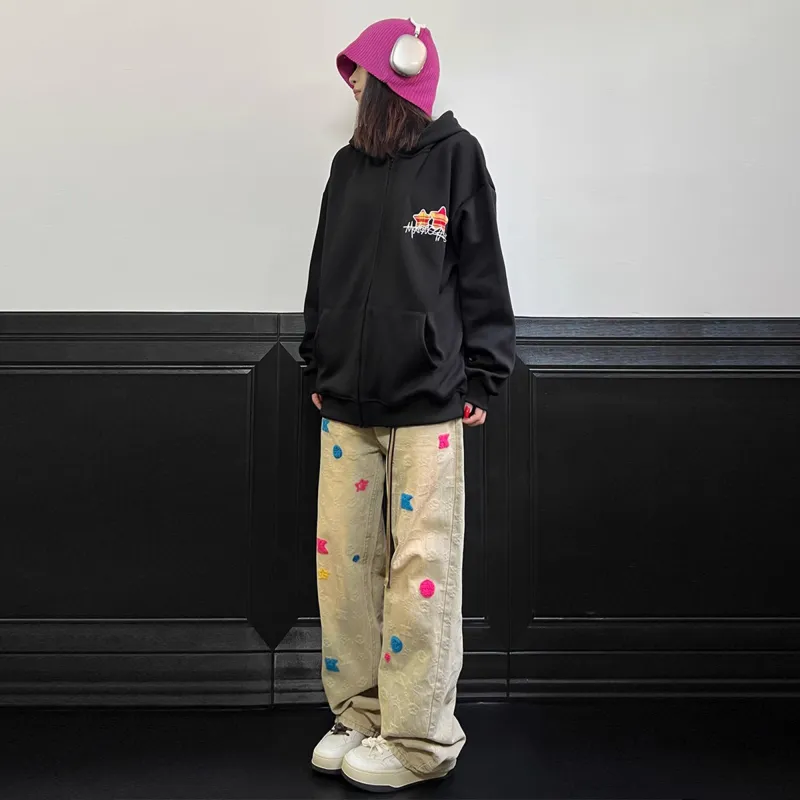 WELTER EXPERIMENT Jeans Unisex Yellow Mud Tone-4