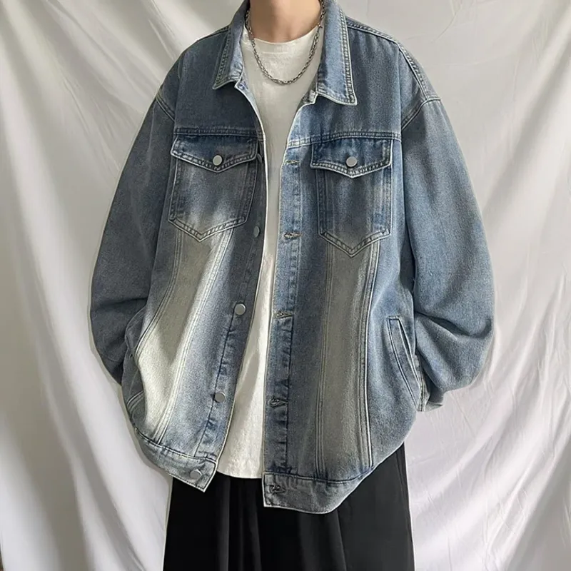 KIRHNE Denim Jacket Unisex Black-8