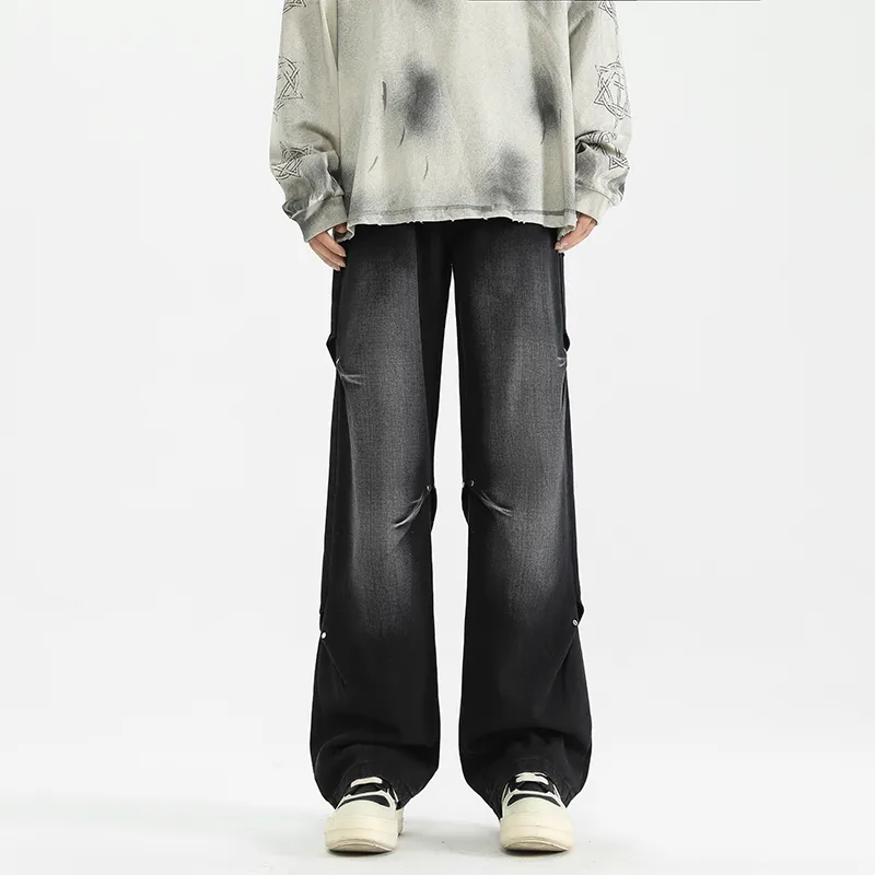 PAINT STAIN Jeans Unisex Dark Purple-4
