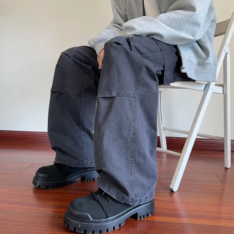 KIRHNE Cargo Pants Unisex-5