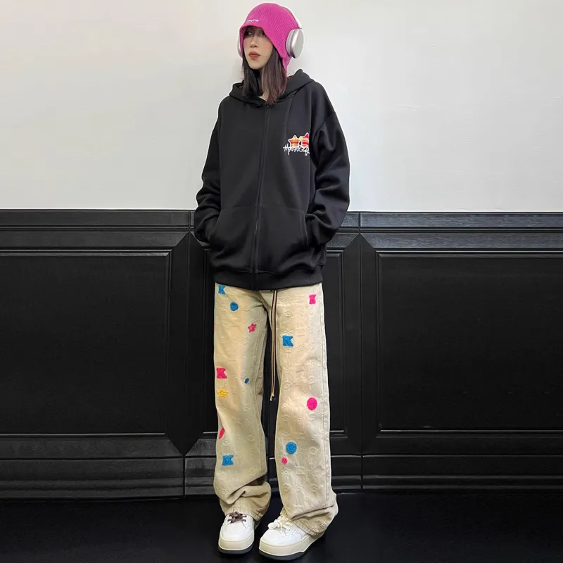 WELTER EXPERIMENT Jeans Unisex Yellow Mud Tone-5