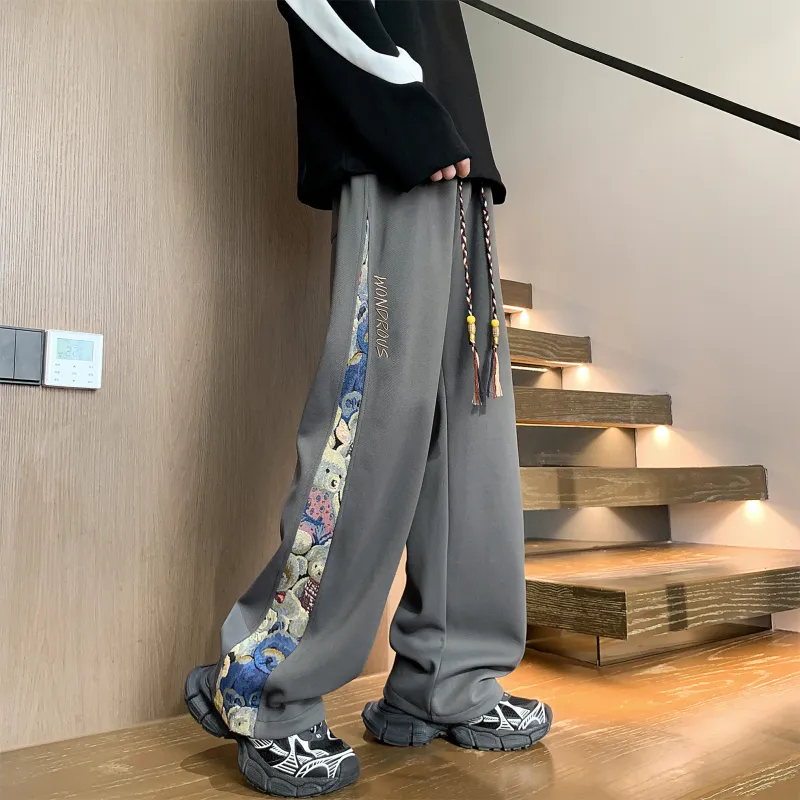 KIRHNE Casual Pants Unisex-14
