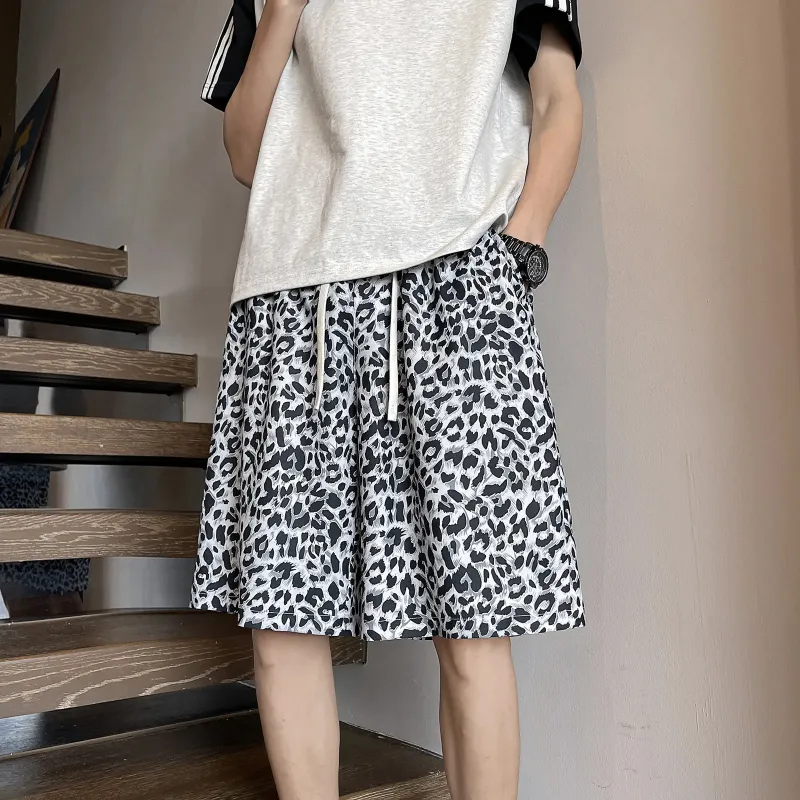 KIRHNE Casual Shorts Unisex Gray-4