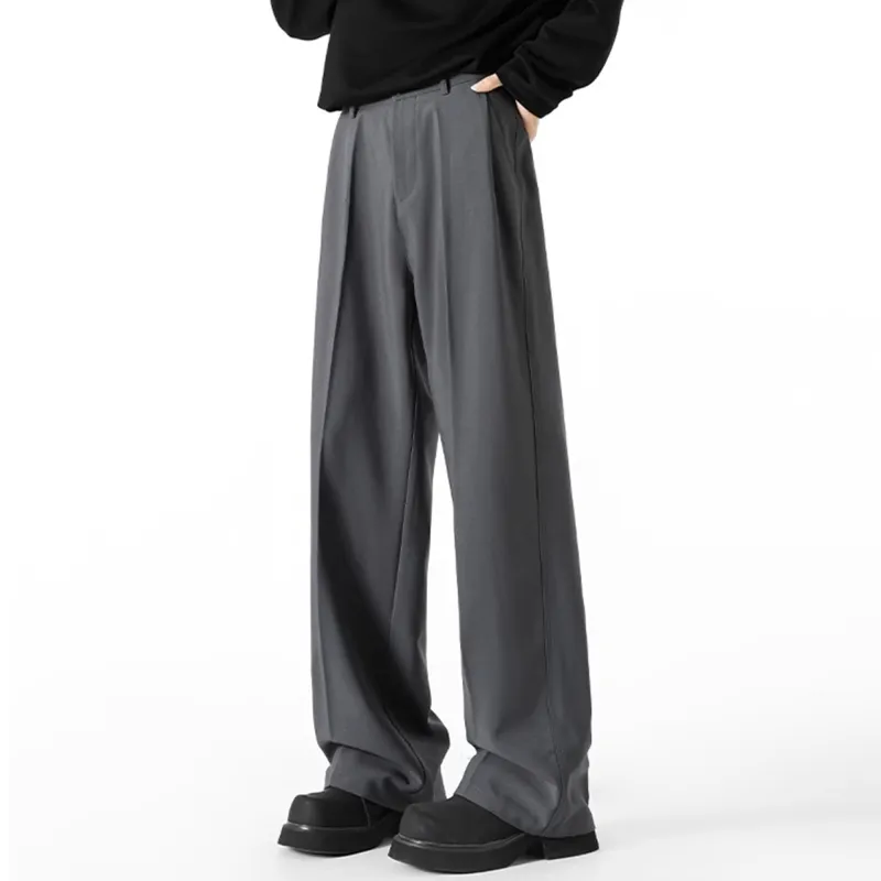 KIRHNE Casual Pants Unisex Black-10