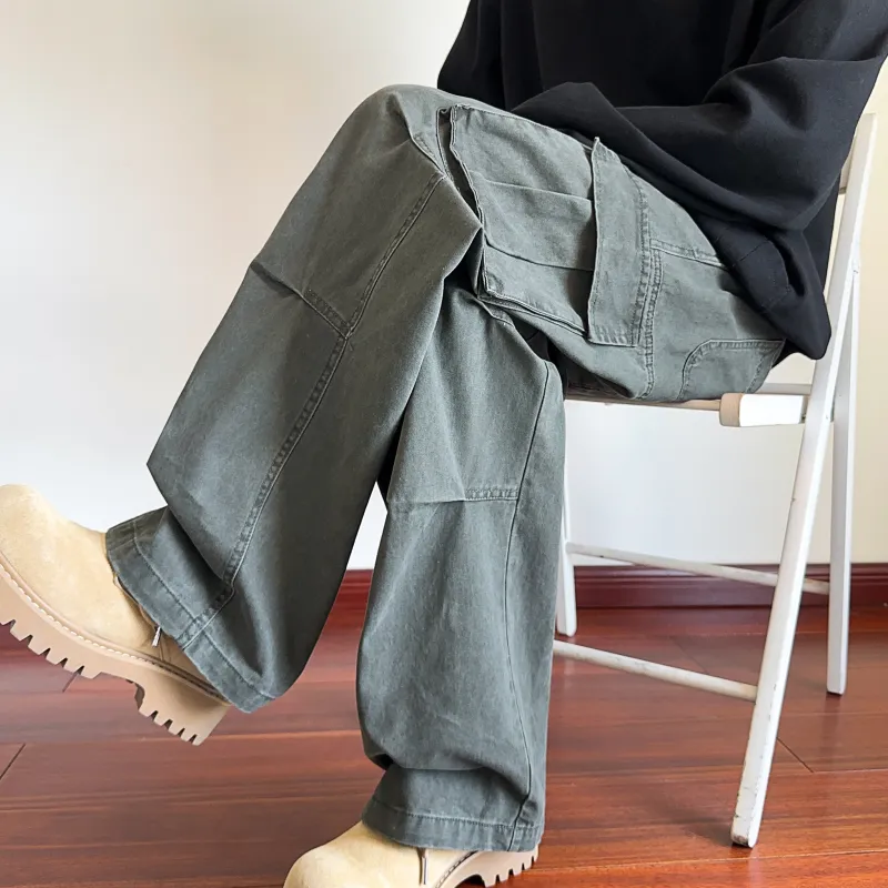 KIRHNE Cargo Pants Unisex-11