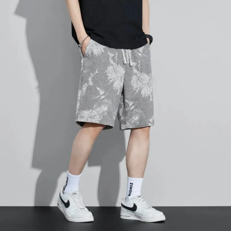 KIRHNE Casual Shorts Unisex Gray-3