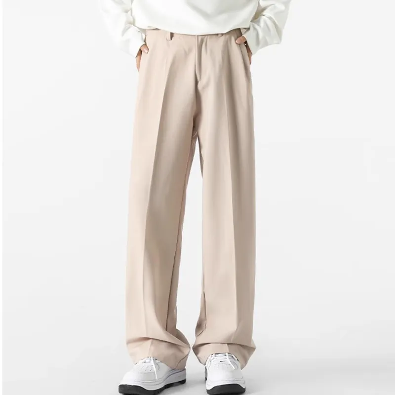KIRHNE Casual Pants Unisex Black-8