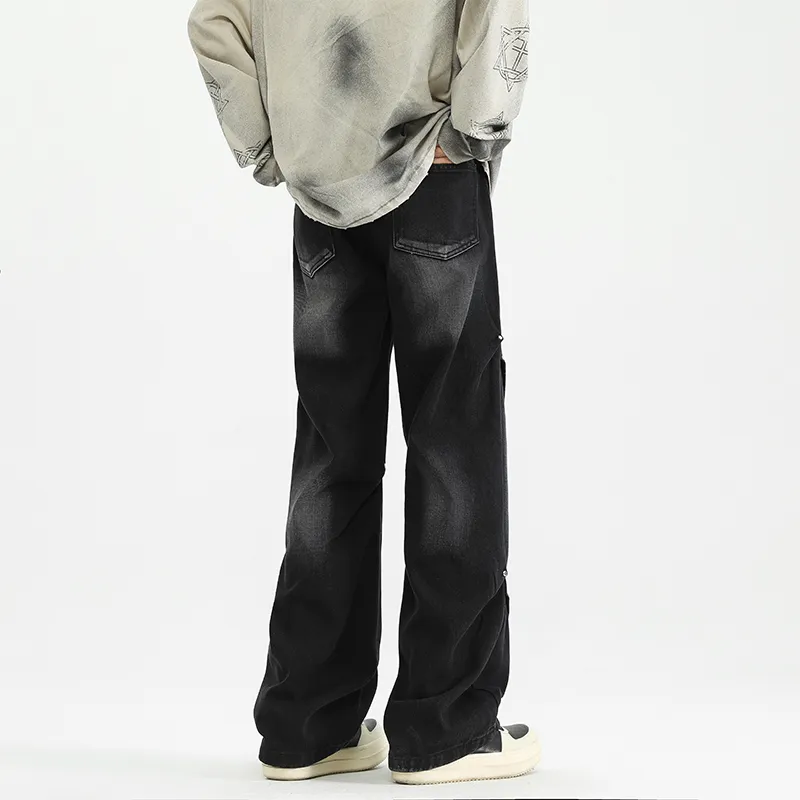 PAINT STAIN Jeans Unisex Dark Purple-6