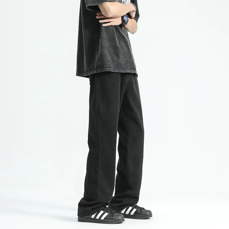 KIRHNE Jeans Unisex Black-2