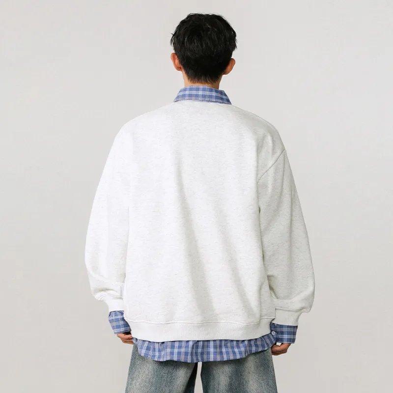 KIRHNE Sweatshirt Unisex Dark Blue-1