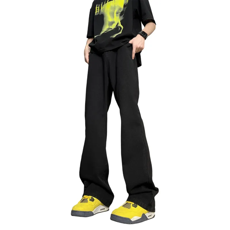 KIRHNE Jeans Unisex Black-1