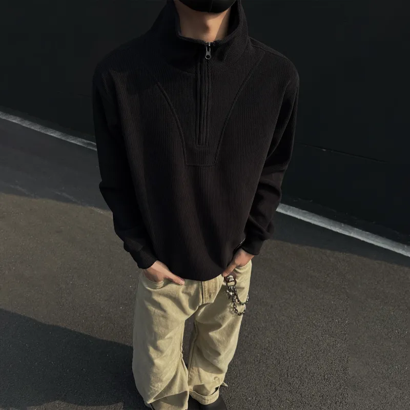 KIRHNE Sweatshirt Unisex Dark Coffee-3