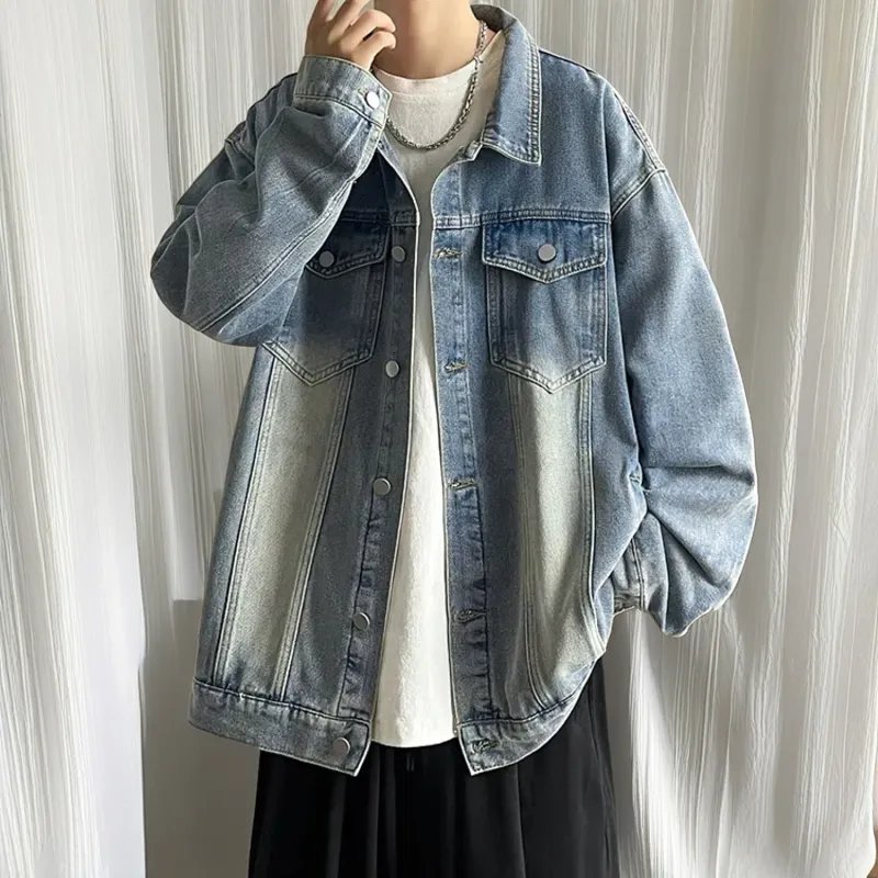 KIRHNE Denim Jacket Unisex Black-7