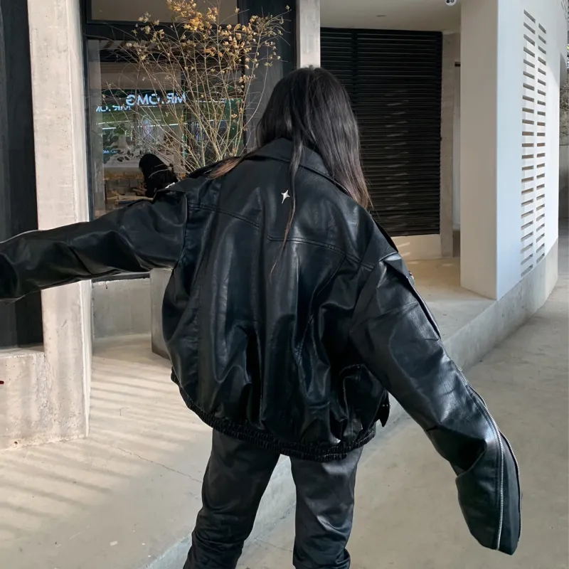 KIRHNE Leather Jackets Unisex-1