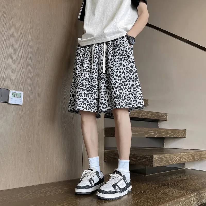 KIRHNE Casual Shorts Unisex Gray-3