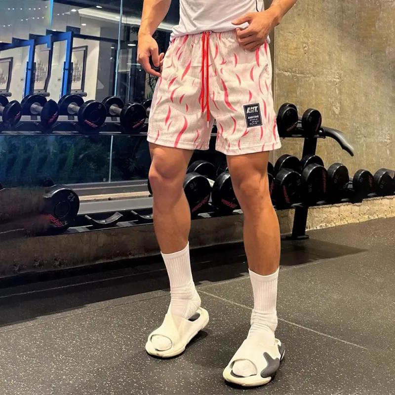 KIRHNE Casual Shorts Unisex White-2