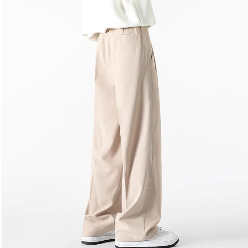 KIRHNE Casual Pants Unisex Black-7