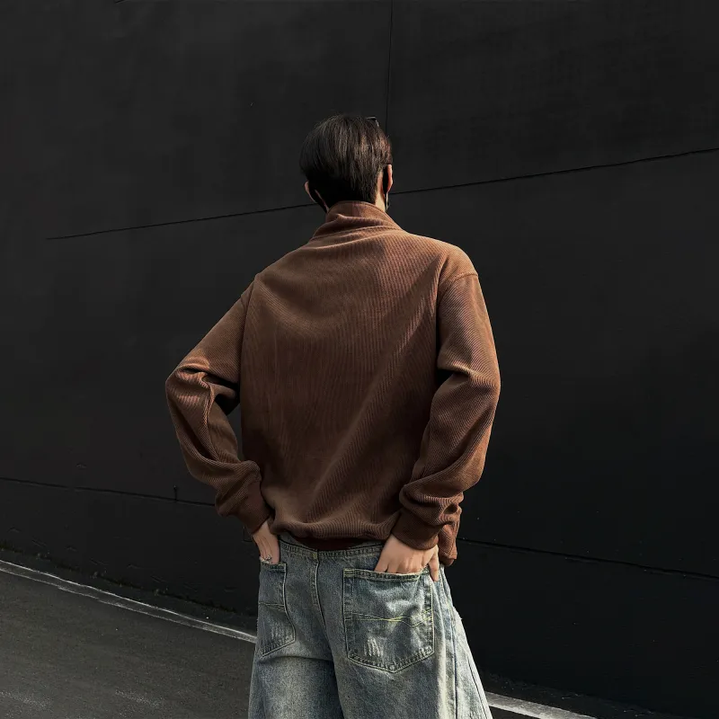 KIRHNE Sweatshirt Unisex Dark Coffee-11