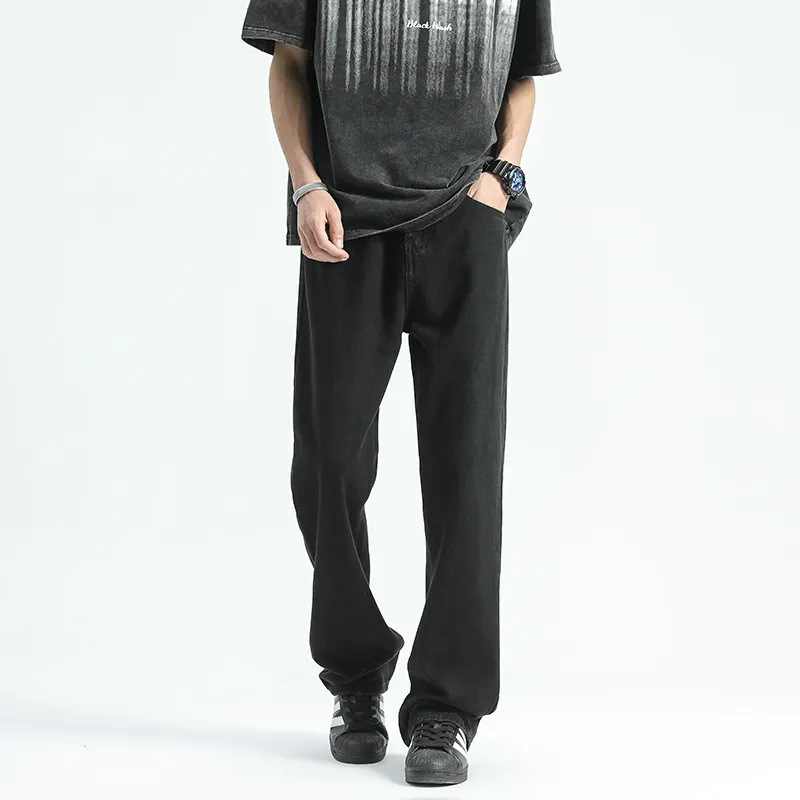 KIRHNE Jeans Unisex Black-1