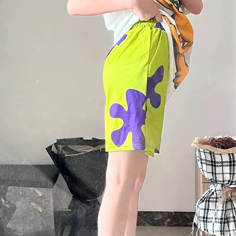 PAINT STAIN Casual Shorts Unisex Image Color-11