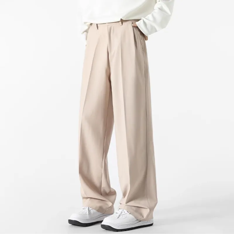 KIRHNE Casual Pants Unisex Black-6
