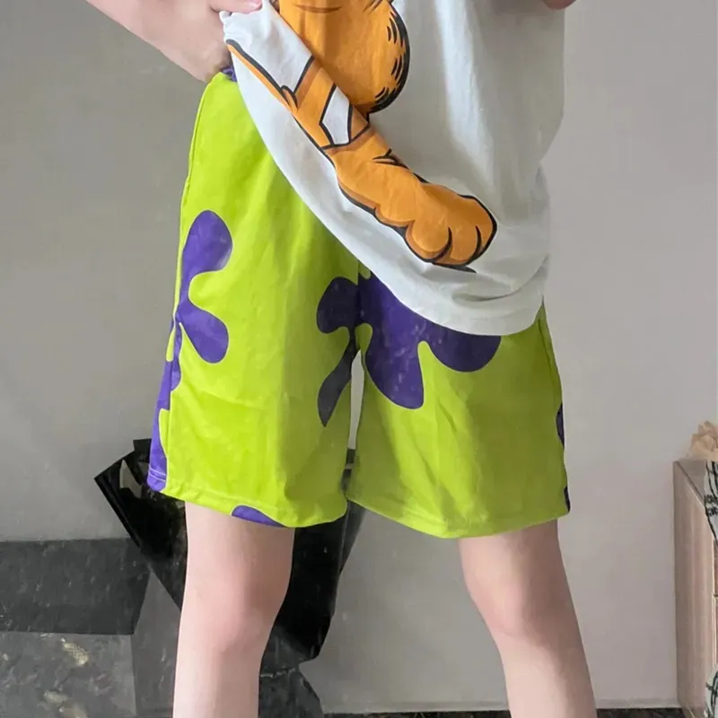 PAINT STAIN Casual Shorts Unisex Image Color-10