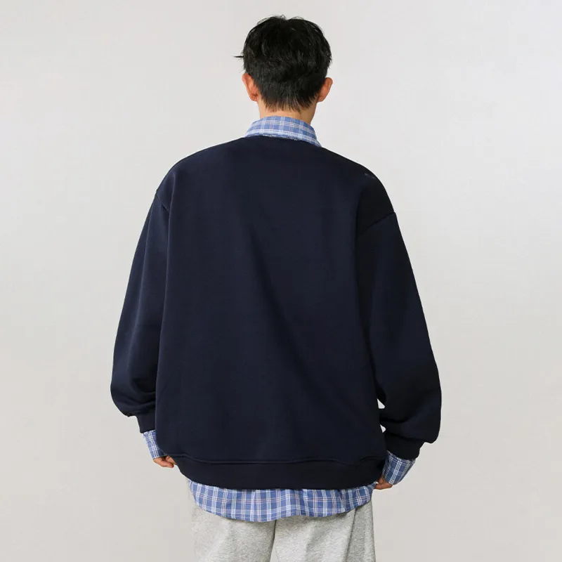 KIRHNE Sweatshirt Unisex Dark Blue-0