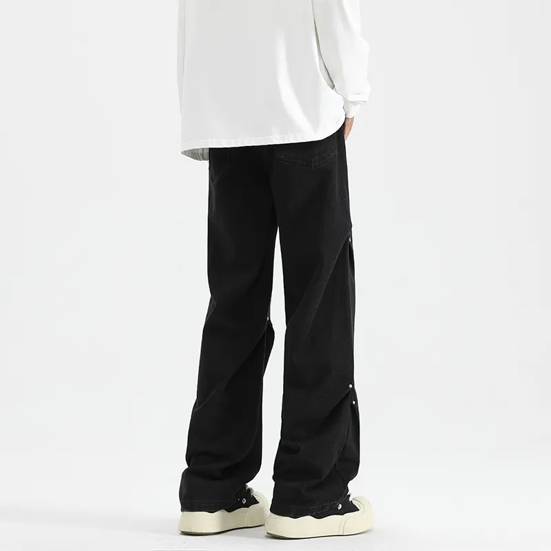 PAINT STAIN Jeans Unisex Dark Purple-271