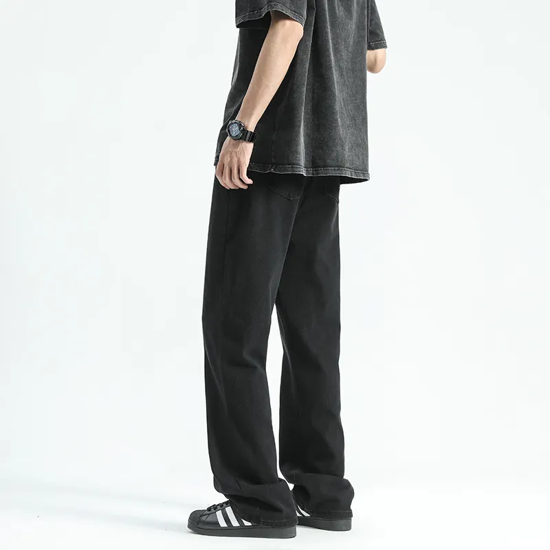 KIRHNE Jeans Unisex Black-3