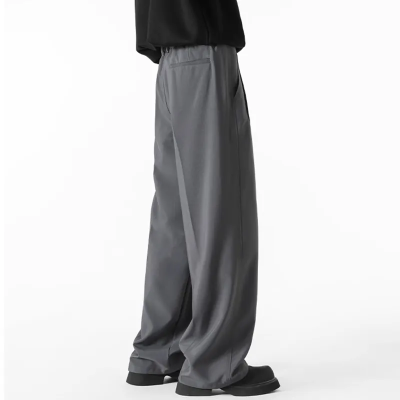 KIRHNE Casual Pants Unisex Black-11