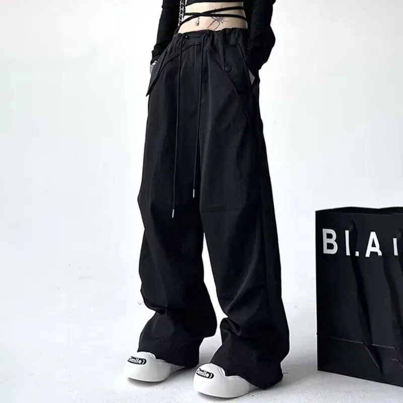 KIRHNE Casual Pants Unisex Light Gray-1