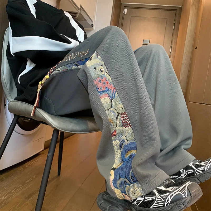 KIRHNE Casual Pants Unisex-15