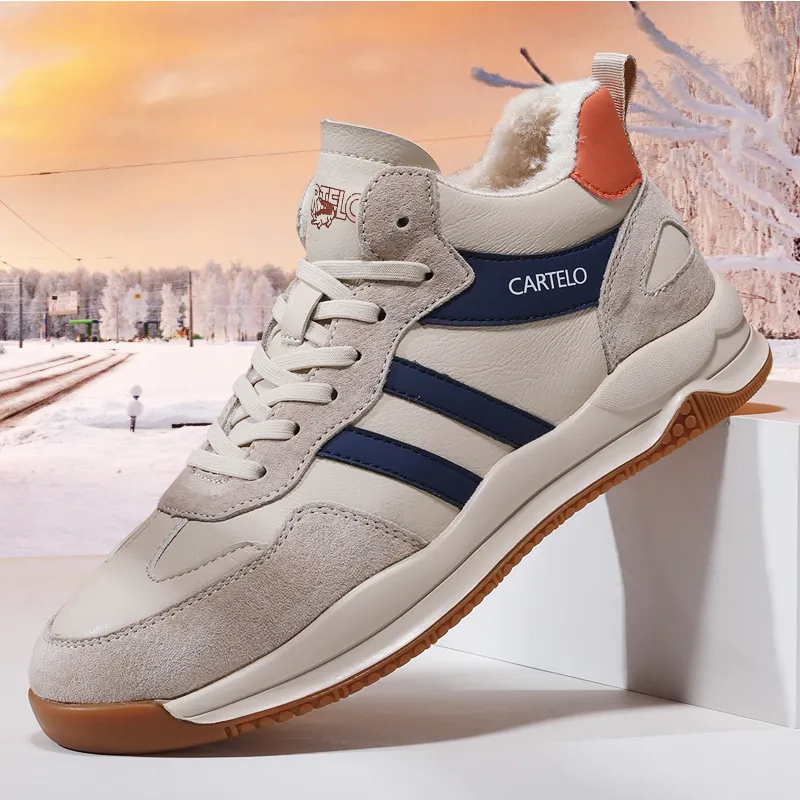 CARTELO Abrasion-Resistant Slip-Resistant High-Top Casual Shoes Men's-1