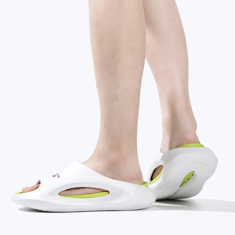 CARTELO Slide Slippers Unisex White Blue/White Green/Beige Brown-9