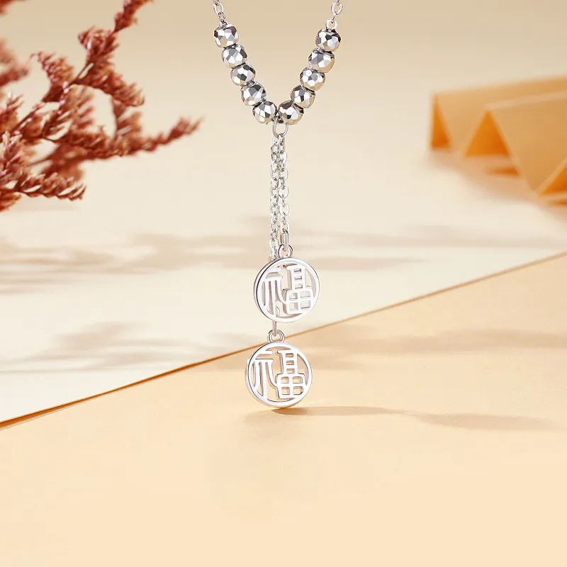 AWD S925 Silver Necklaces Women's-3