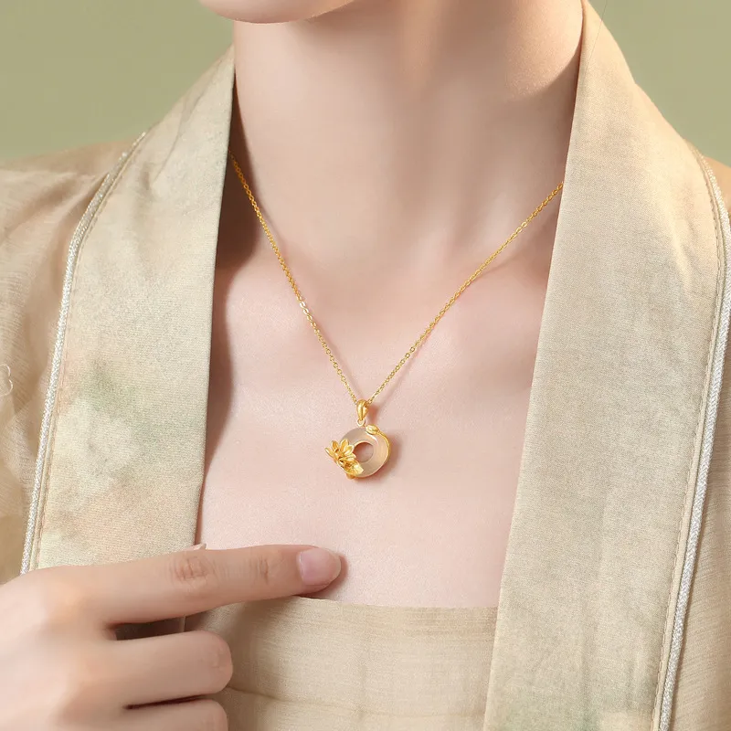 AWD Chalcedony Necklaces Women's-3