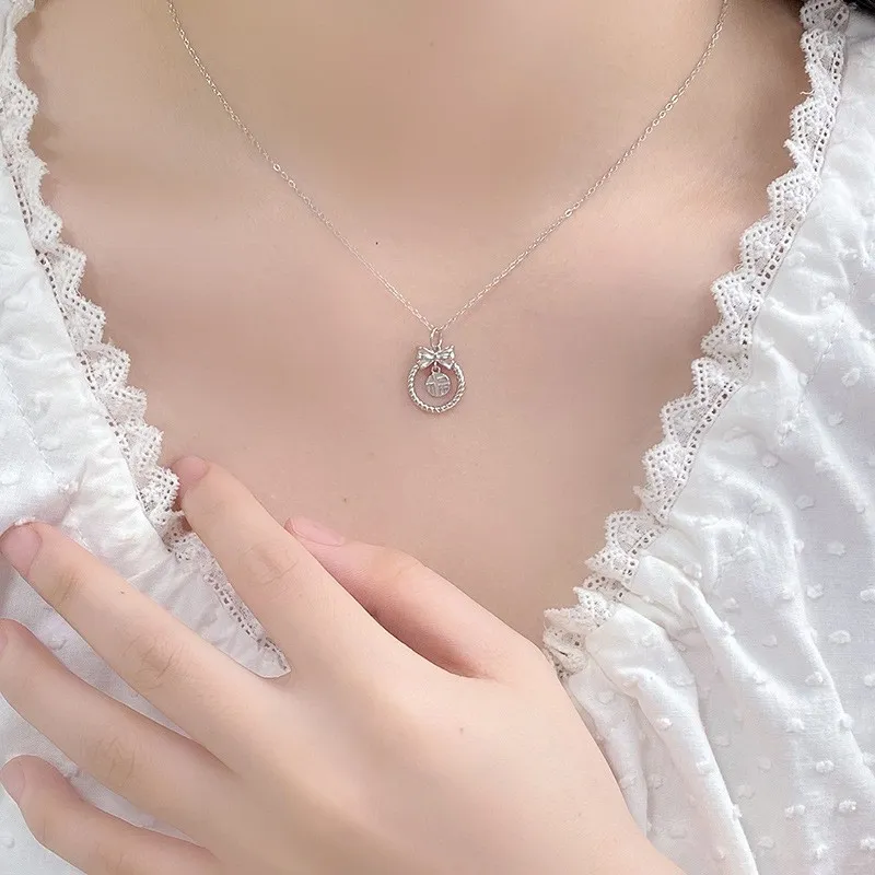 AWD S925 Silver Necklaces Women's-4