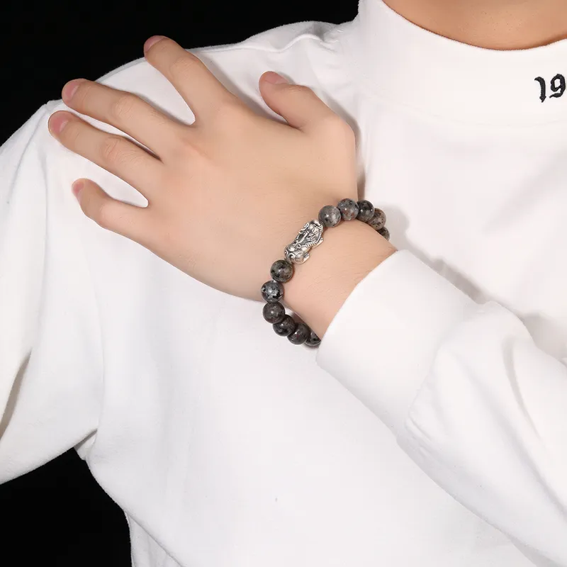 AWD 999 Fine Silver Flame Stone Bracelets Unisex-3